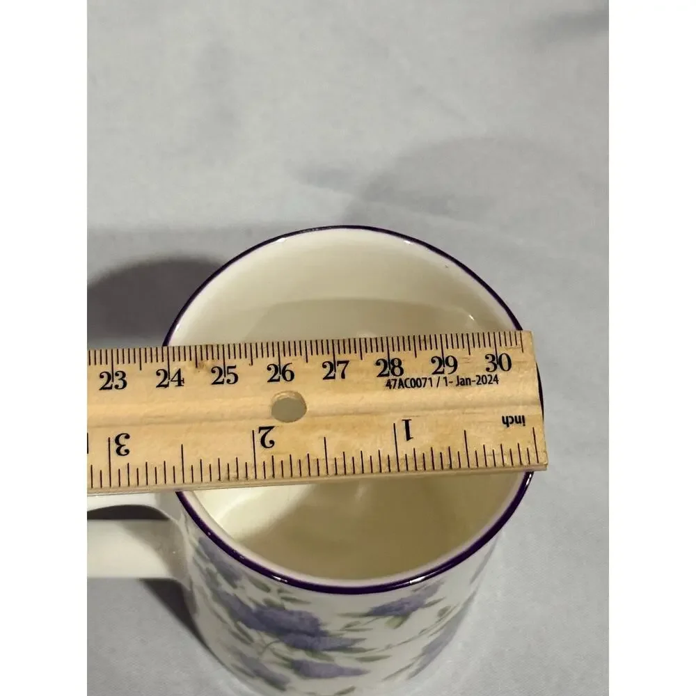Royal Albert Collection Lilac Lane Bone China Mug England Lilac Floral Coffee